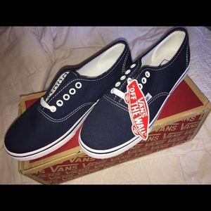 Super cute navy vans!